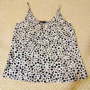 Banana Republic camisole, abstract animal print, romantic minimalist, soft grung